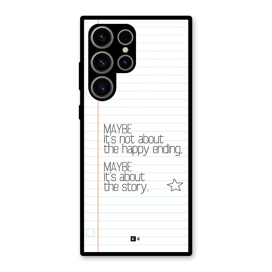 About Story Glass Back Case for Galaxy S23 Ultra