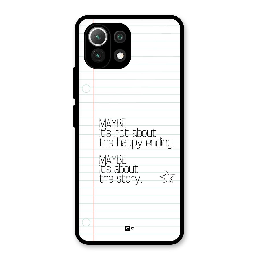 About Story Glass Back Case for Mi 11 Lite NE 5G