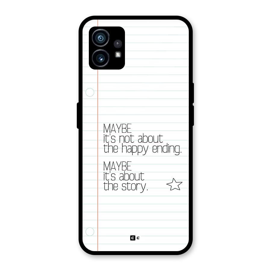 About Story Glass Back Case for Nothing Phone 1
