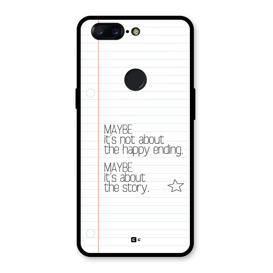 About Story Glass Back Case for OnePlus 5T