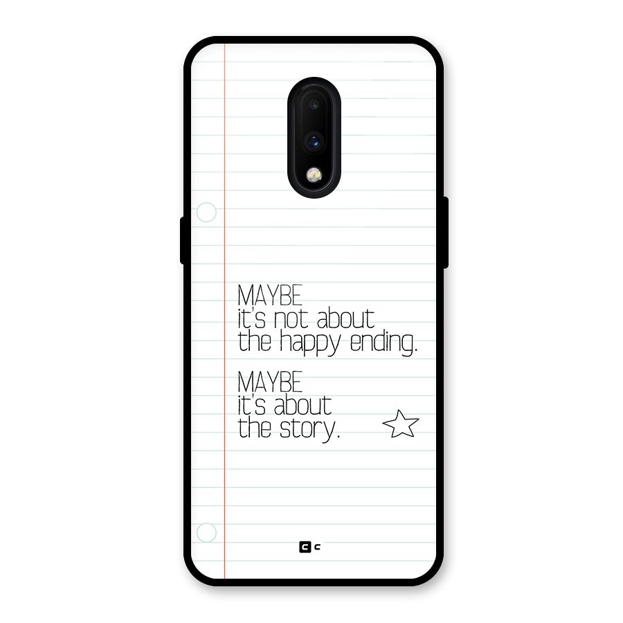 About Story Glass Back Case for OnePlus 7