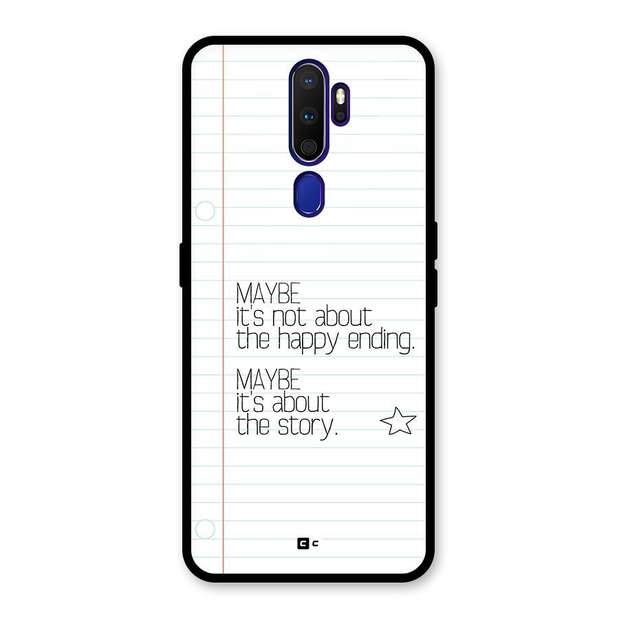 About Story Glass Back Case for Oppo A9 (2020)