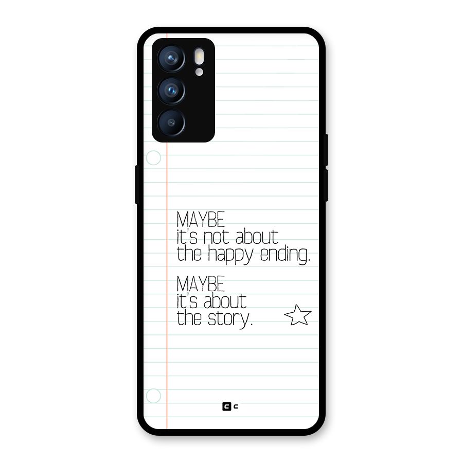 About Story Glass Back Case for Oppo Reno6 5G
