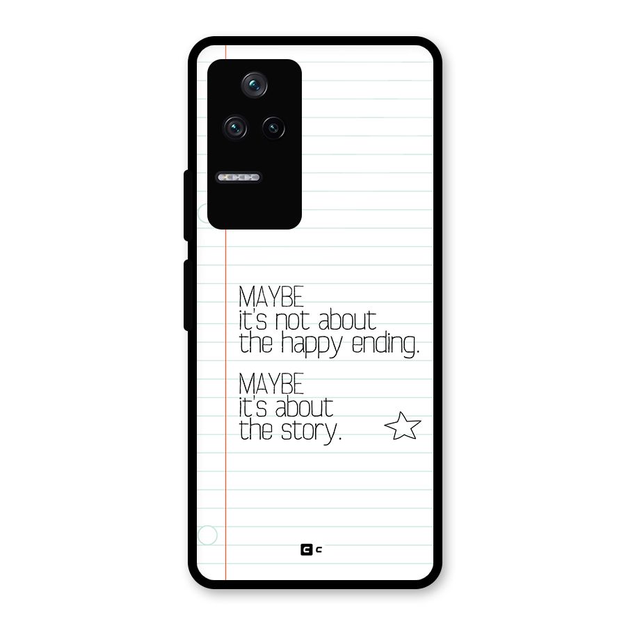 About Story Glass Back Case for Poco F4 5G