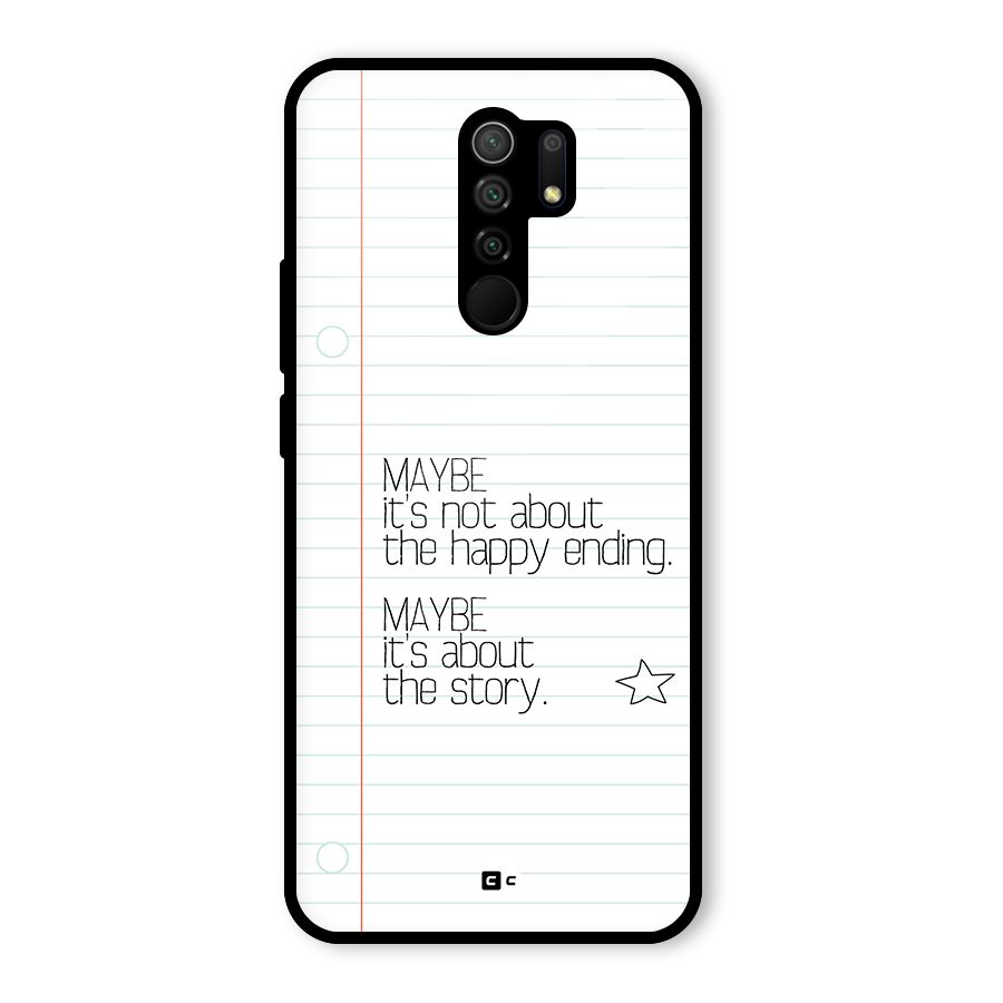 About Story Glass Back Case for Poco M2