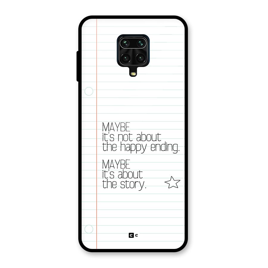 About Story Glass Back Case for Poco M2 Pro