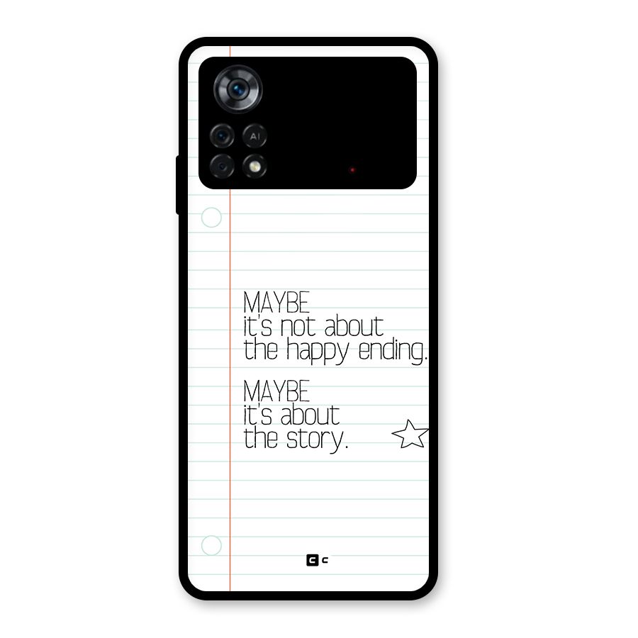 About Story Glass Back Case for Poco X4 Pro 5G
