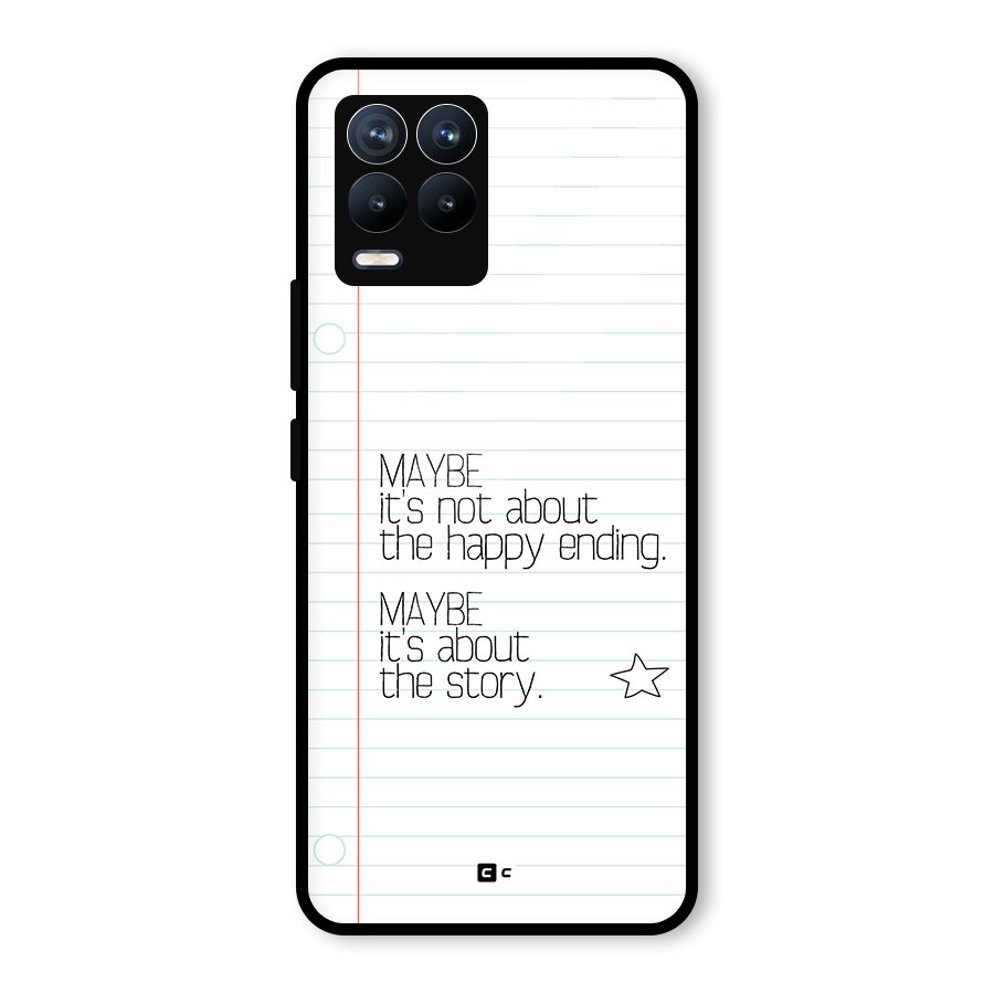 About Story Glass Back Case for Realme 8 Pro