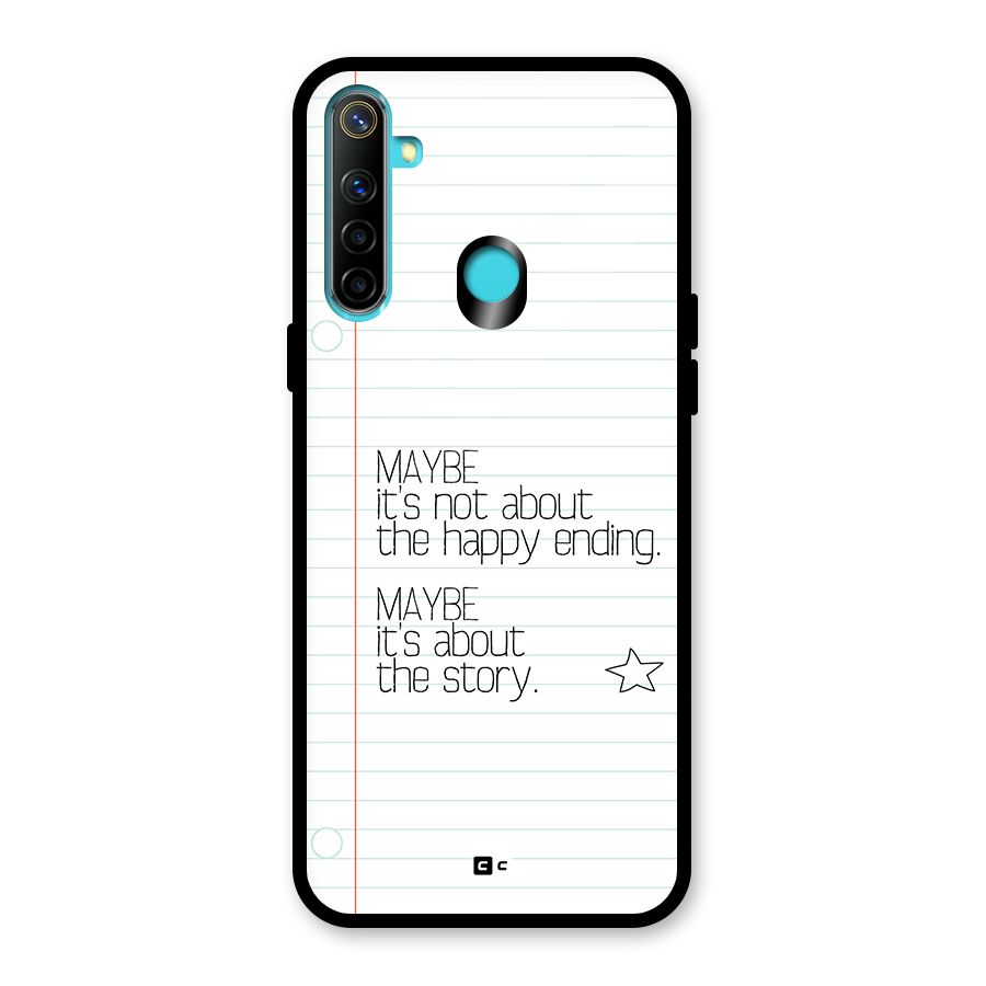 About Story Glass Back Case for Realme Narzo 10