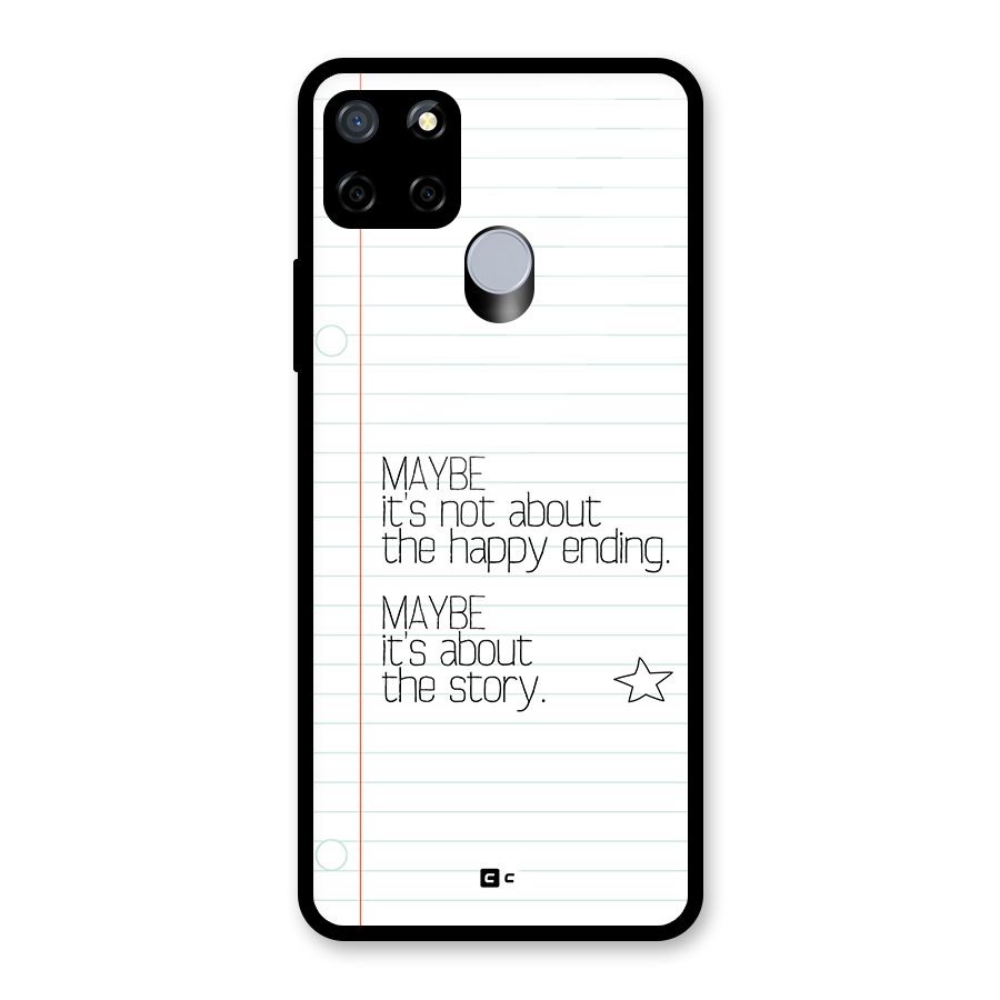 About Story Glass Back Case for Realme Narzo 20