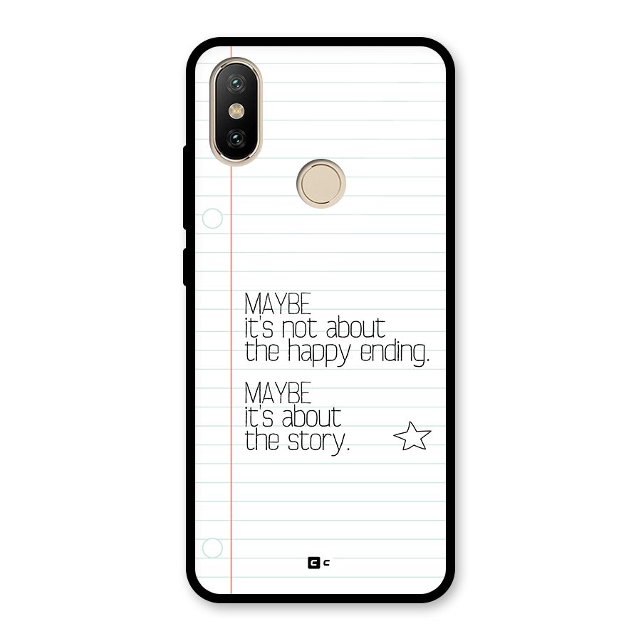 About Story Glass Back Case for Redmi A2