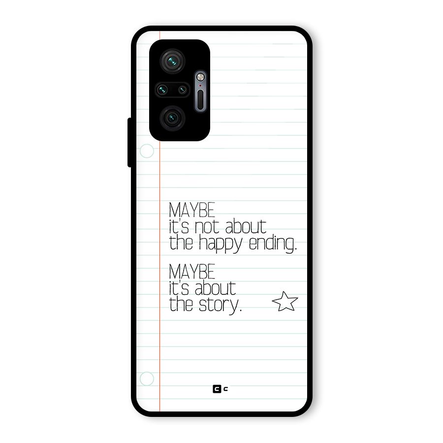 About Story Glass Back Case for Redmi Note 10 Pro