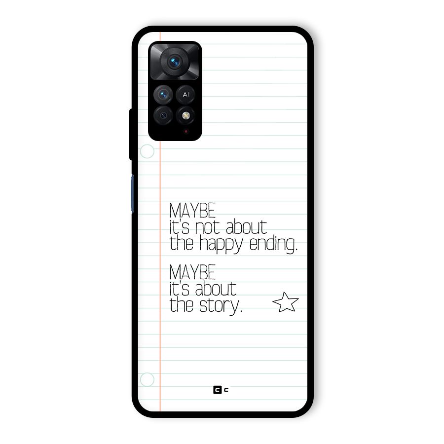 About Story Glass Back Case for Redmi Note 11 Pro