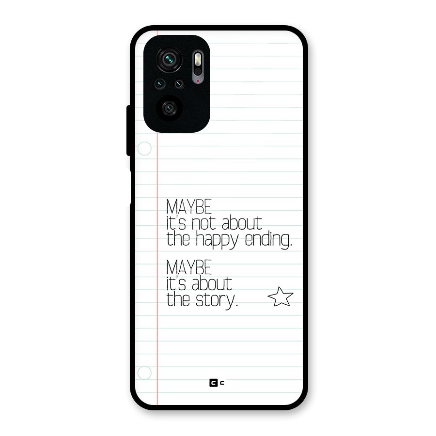 About Story Glass Back Case for Redmi Note 11 SE