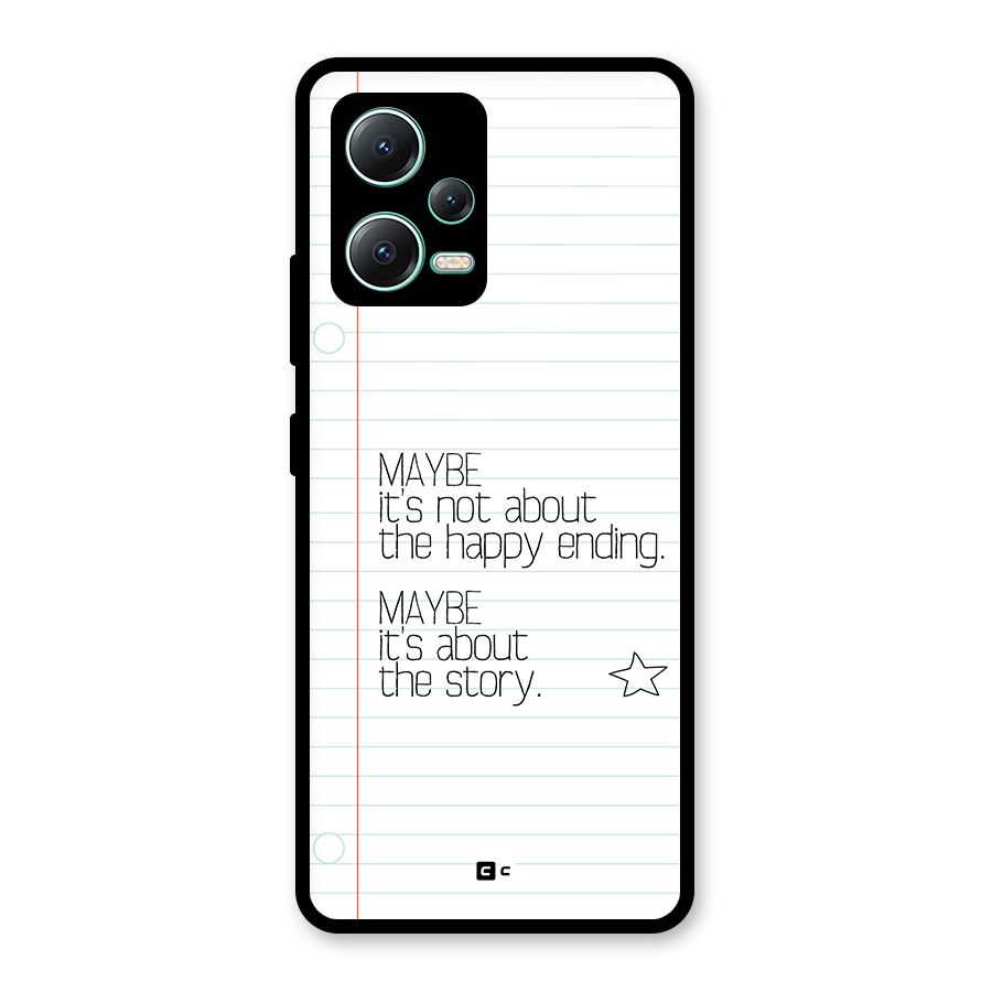 About Story Glass Back Case for Redmi Note 12 5G