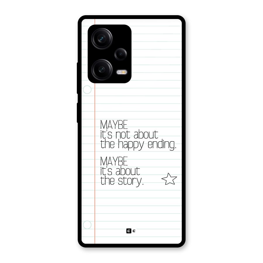 About Story Glass Back Case for Redmi Note 12 Pro