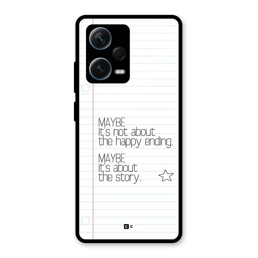 About Story Glass Back Case for Redmi Note 12 Pro Plus 5G