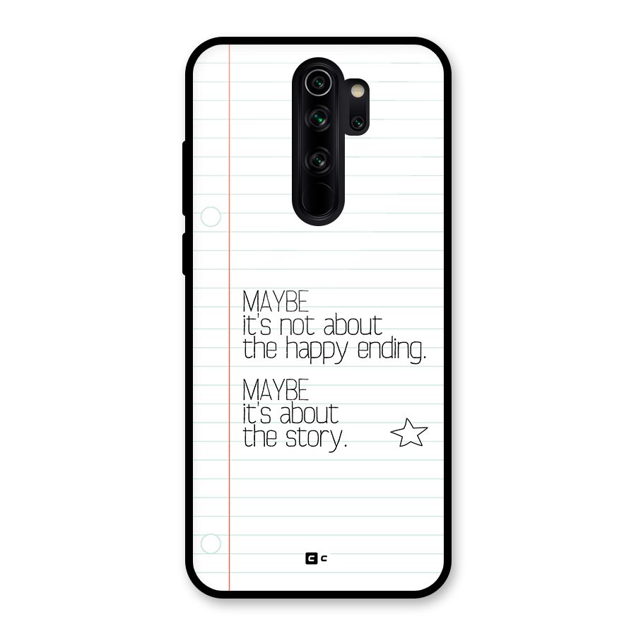 About Story Glass Back Case for Redmi Note 8 Pro