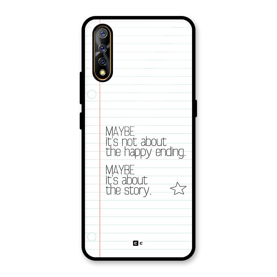 About Story Glass Back Case for Vivo S1