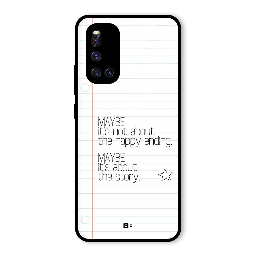 About Story Glass Back Case for Vivo V19