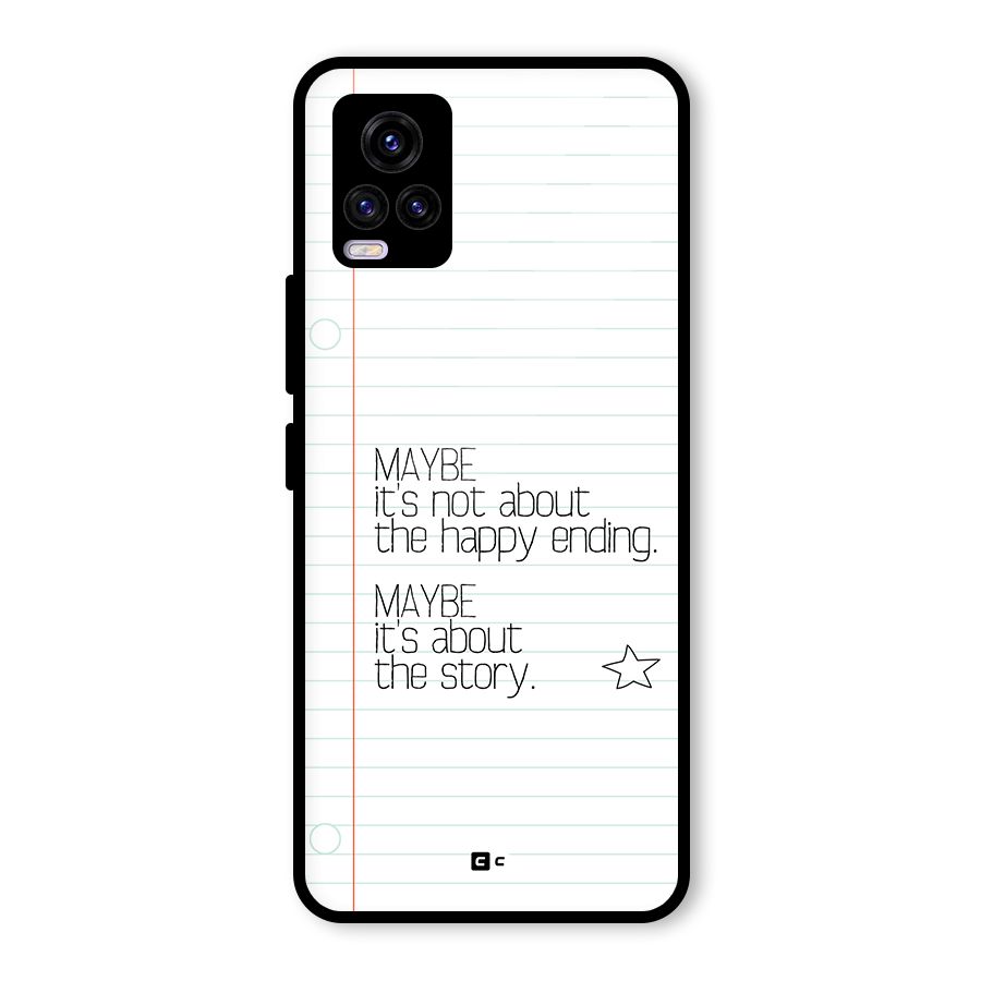 About Story Glass Back Case for Vivo V20