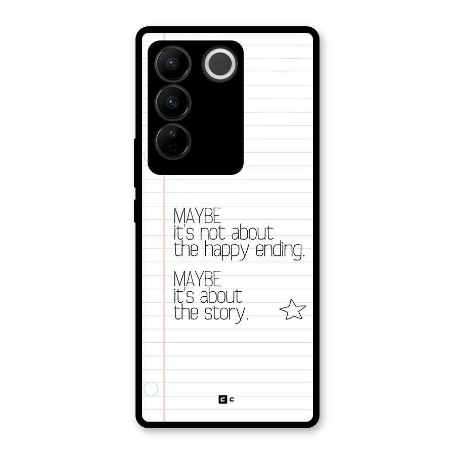 About Story Glass Back Case for Vivo V27