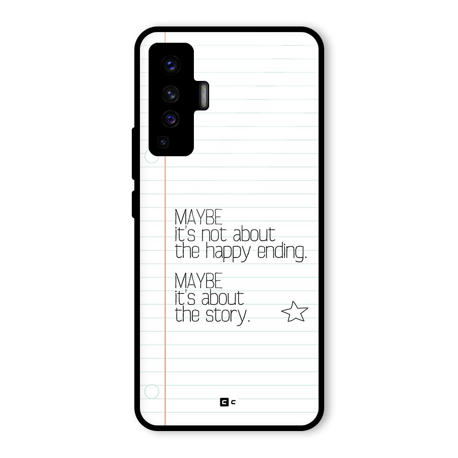 About Story Glass Back Case for Vivo X50