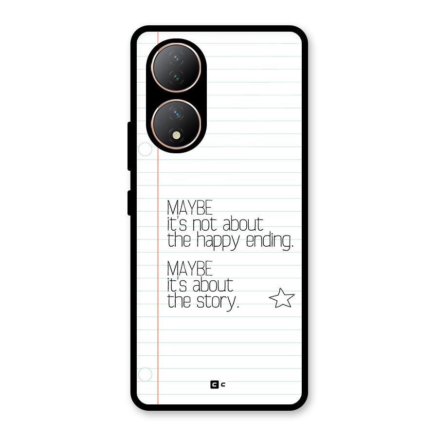 About Story Glass Back Case for Vivo Y100A