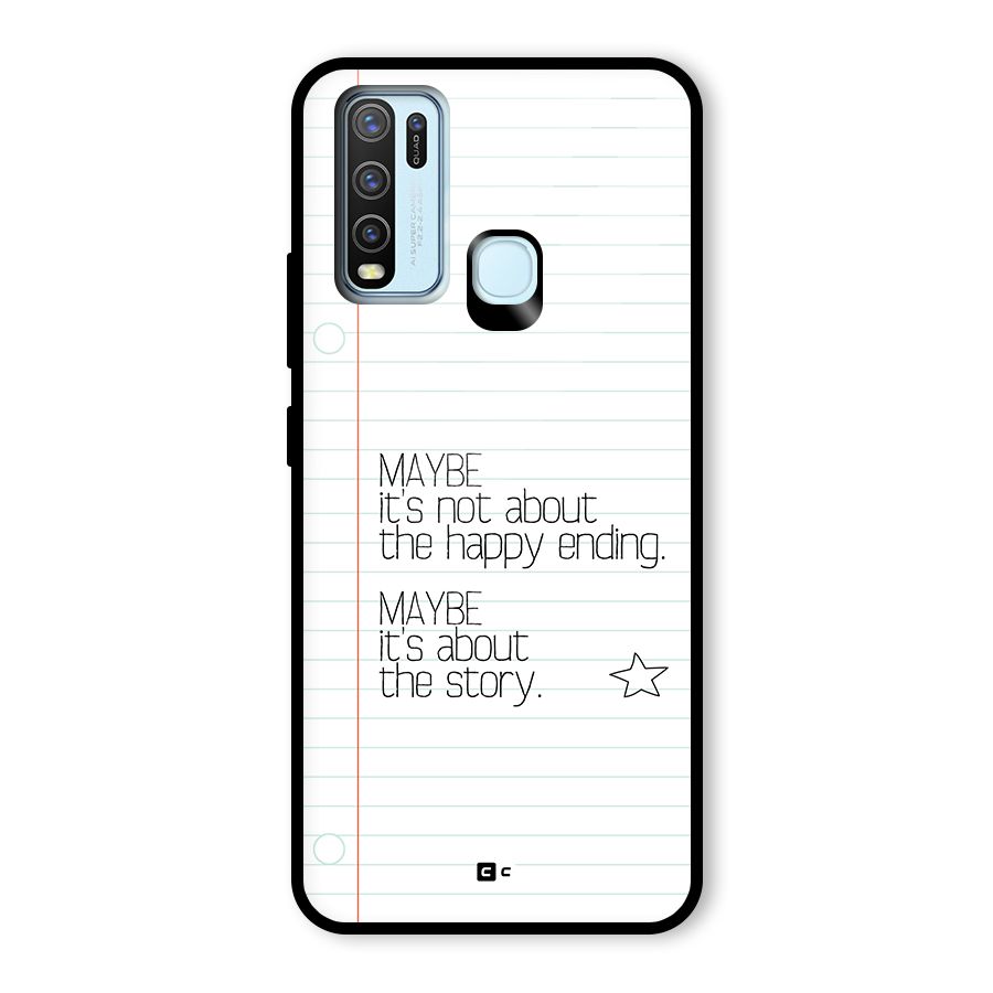 About Story Glass Back Case for Vivo Y30