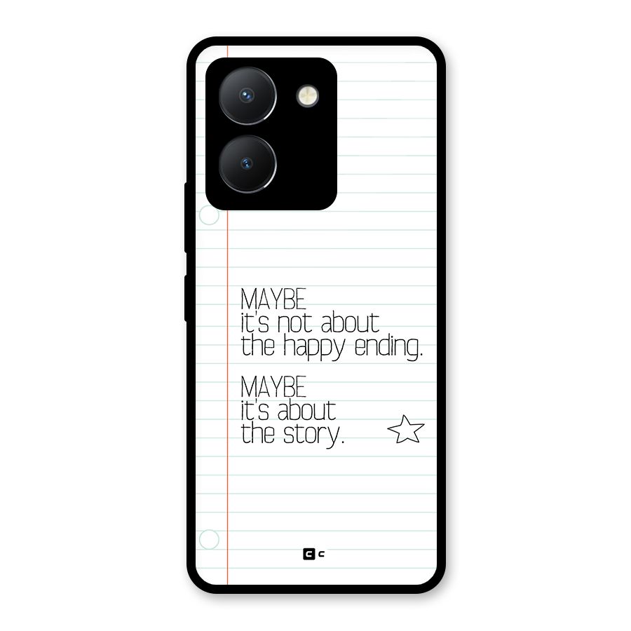 About Story Glass Back Case for Vivo Y36