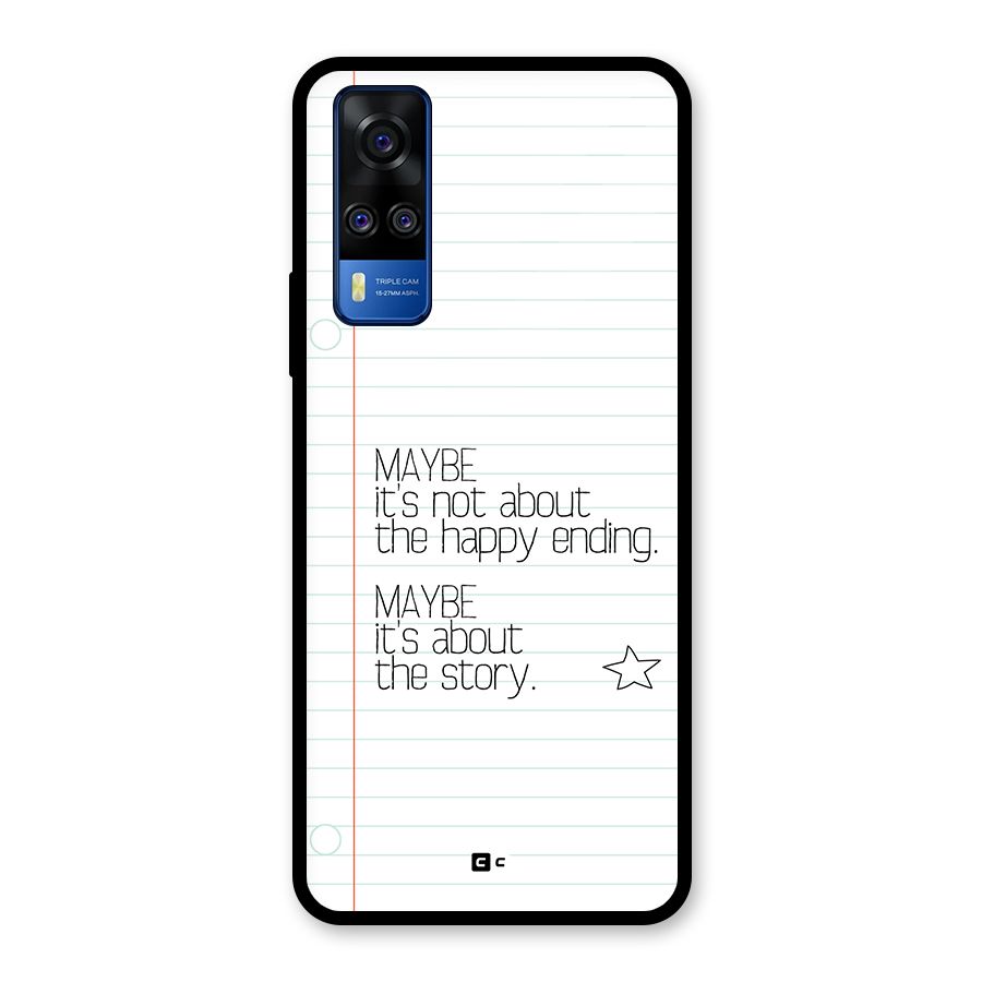 About Story Glass Back Case for Vivo Y51