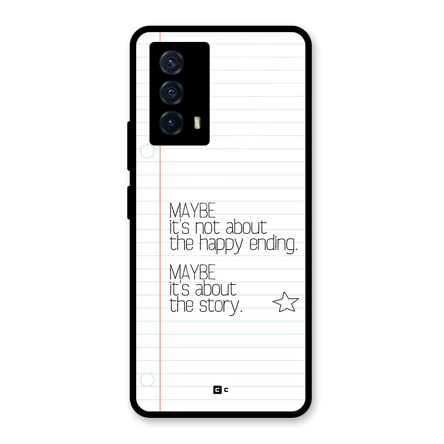 About Story Glass Back Case for Vivo iQOO Z5
