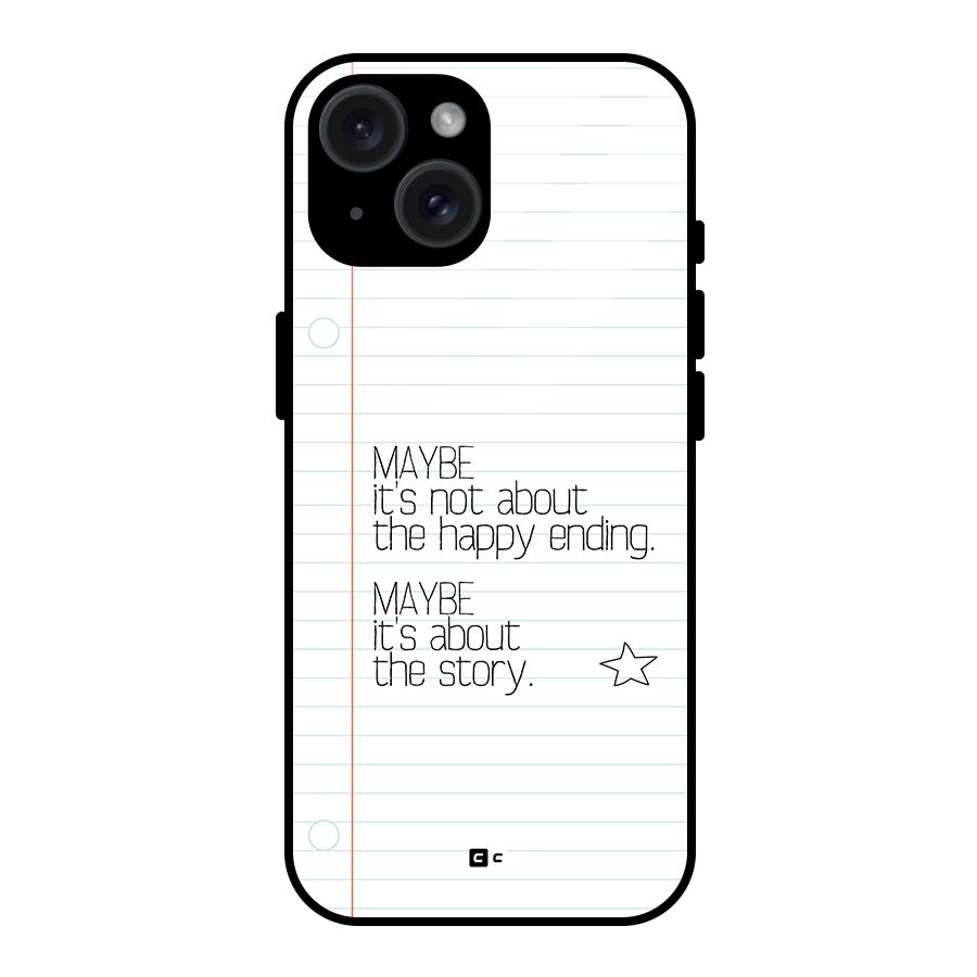 About Story Glass Back Case for iPhone 15