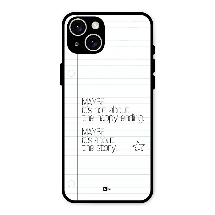 About Story Glass Back Case for iPhone 15 Plus
