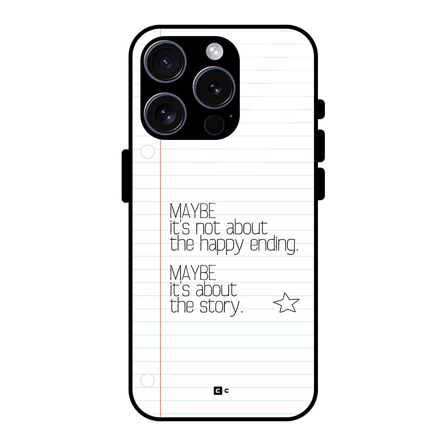 About Story Glass Back Case for iPhone 15 Pro