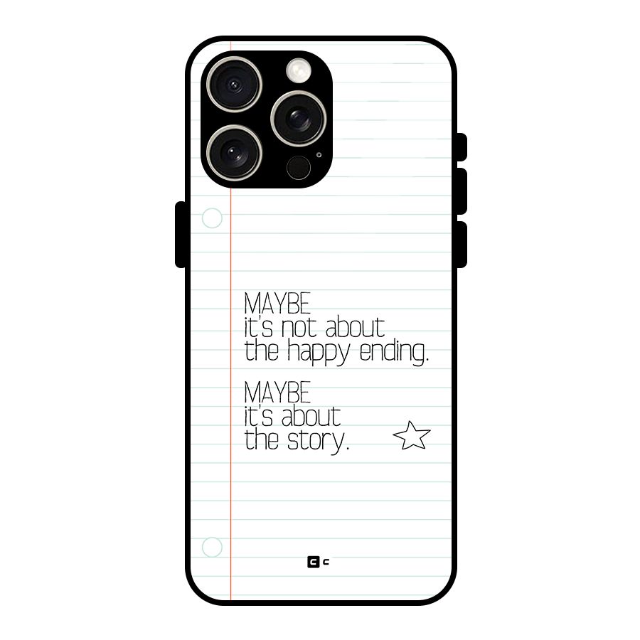 About Story Glass Back Case for iPhone 15 Pro Max