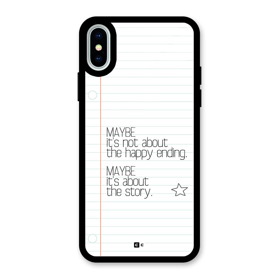 About Story Glass Back Case for iPhone XS