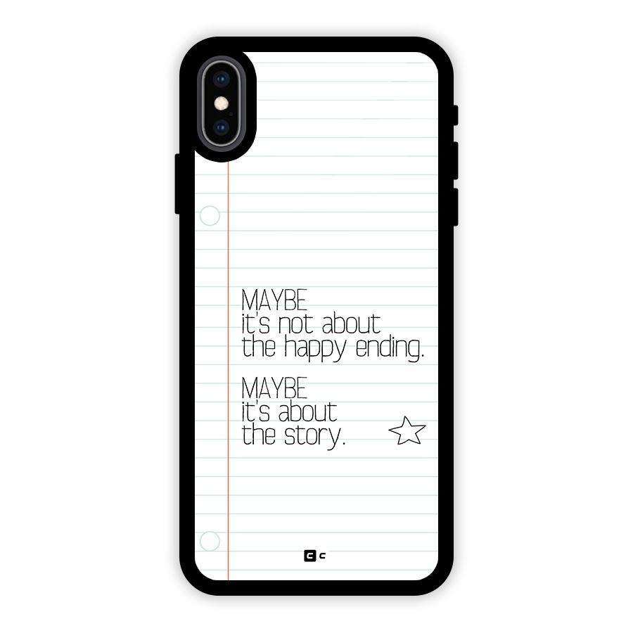 About Story Glass Back Case for iPhone XS Max