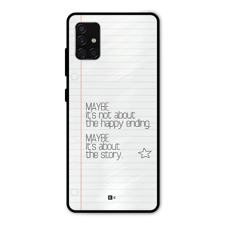 About Story Metal Back Case for Galaxy A51