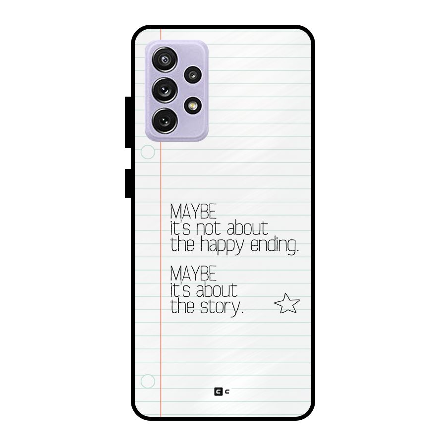 About Story Metal Back Case for Galaxy A72