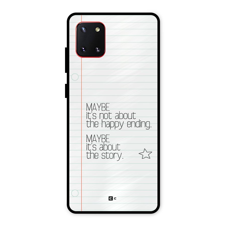 About Story Metal Back Case for Galaxy Note 10 Lite
