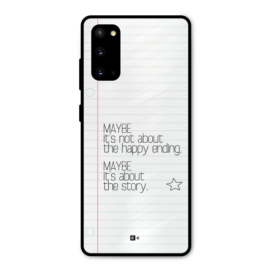 About Story Metal Back Case for Galaxy S20