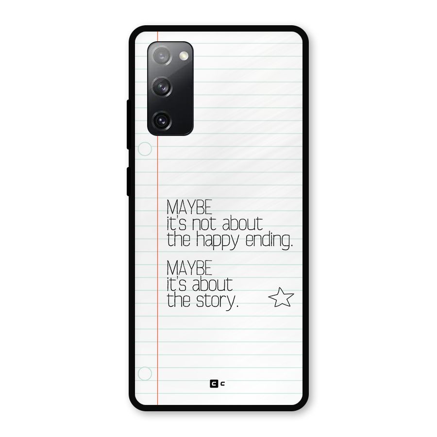 About Story Metal Back Case for Galaxy S20 FE