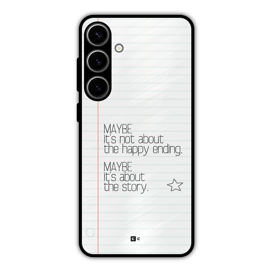 About Story Metal Back Case for Galaxy S24 Plus