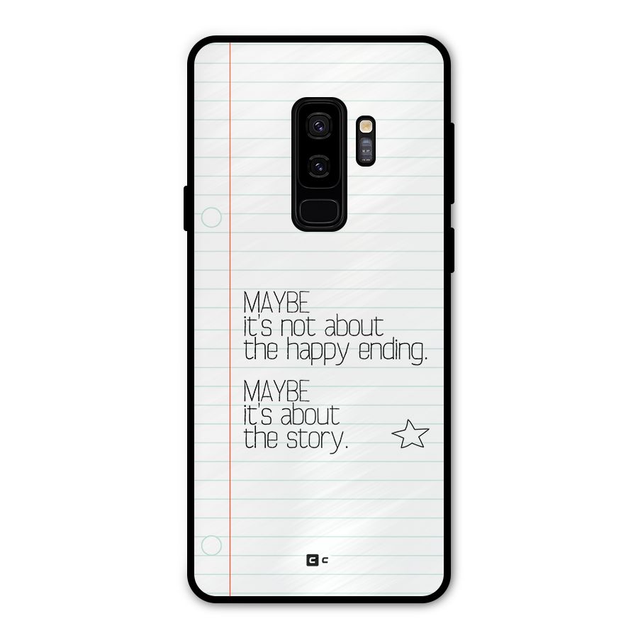 About Story Metal Back Case for Galaxy S9 Plus
