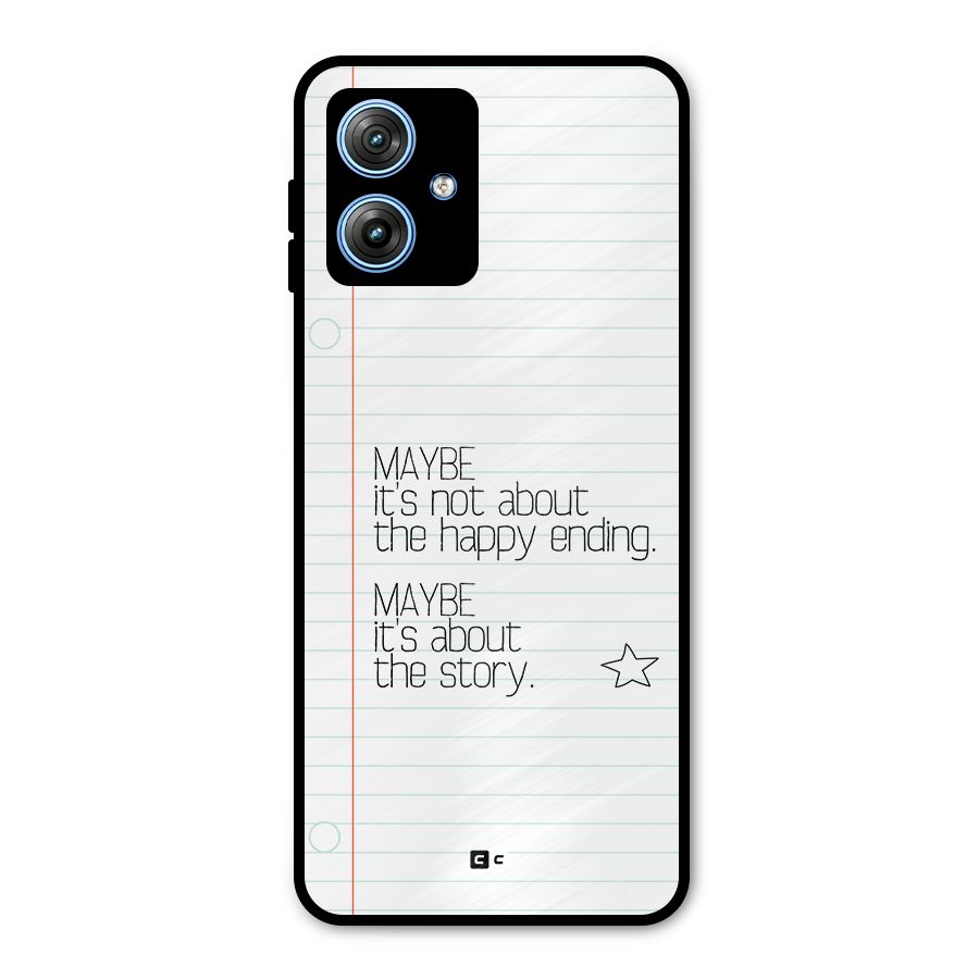 About Story Metal Back Case for Moto G54