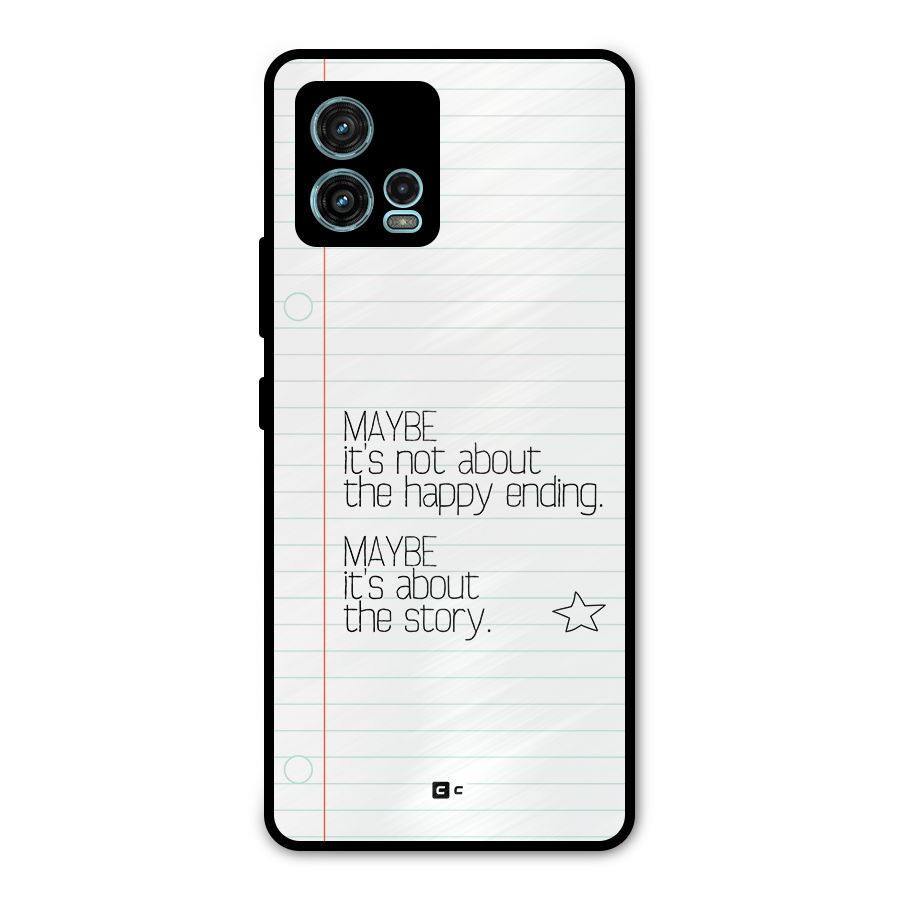 About Story Metal Back Case for Moto G72