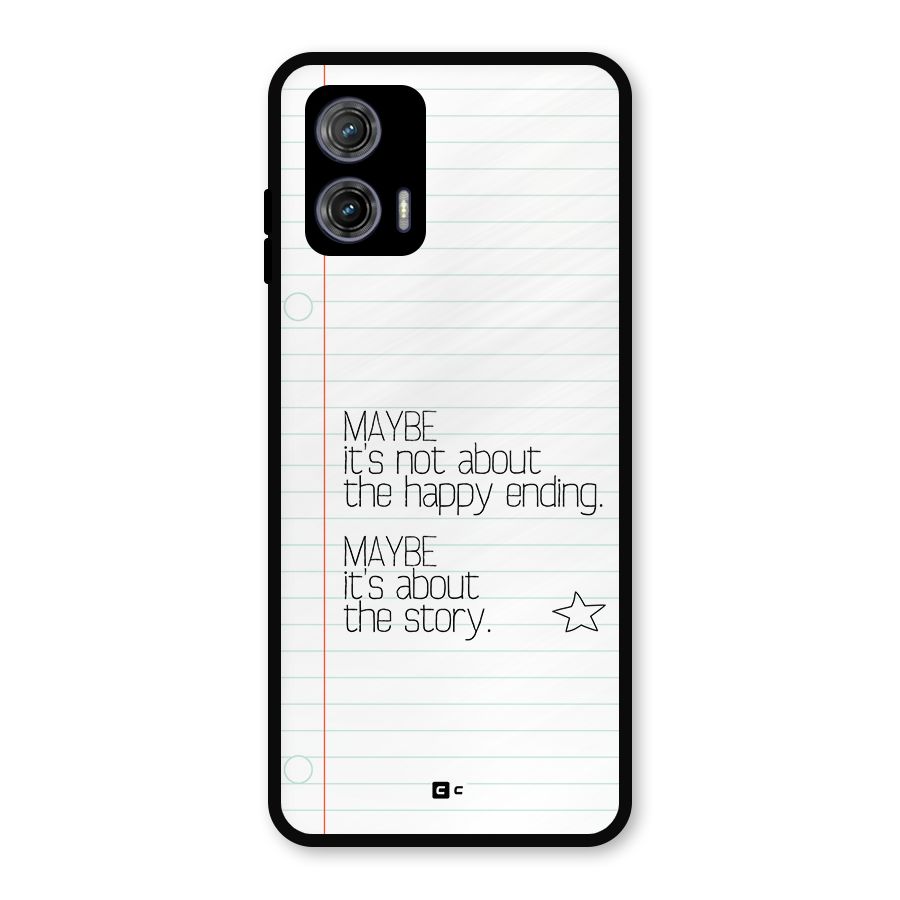 About Story Metal Back Case for Moto G73