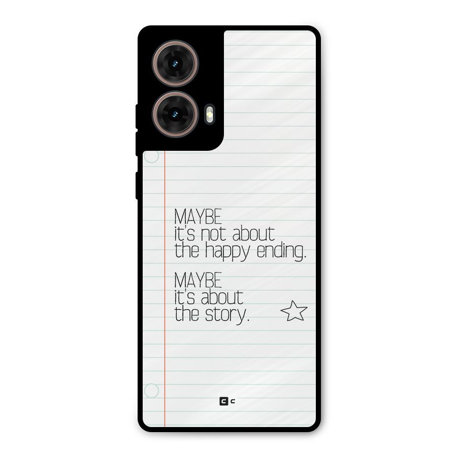 About Story Metal Back Case for Moto G85