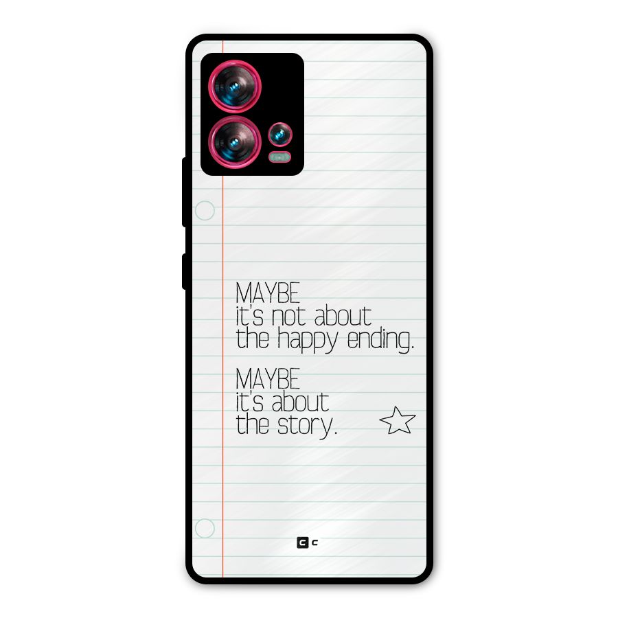 About Story Metal Back Case for Motorola Edge 30 Fusion